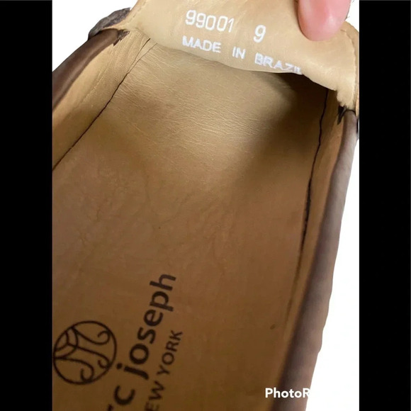 Somerville Grain Leather Driver MARC JOSEPH NEW YORK Sz 9 - Picture 4 of 4